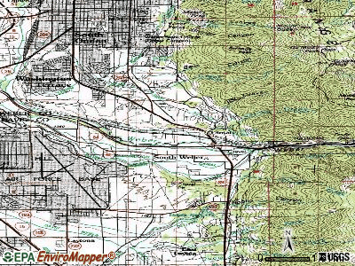 Uintah topographic map