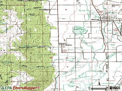 Washington topographic map
