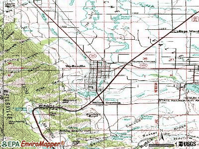 Wellsville topographic map
