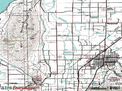 West Mountain topographic map