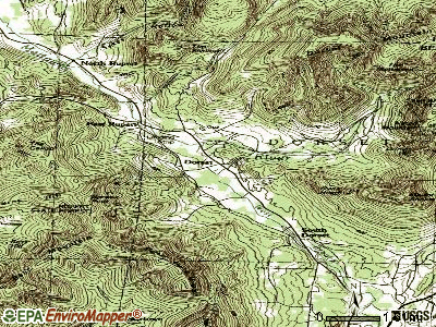 Dorset topographic map