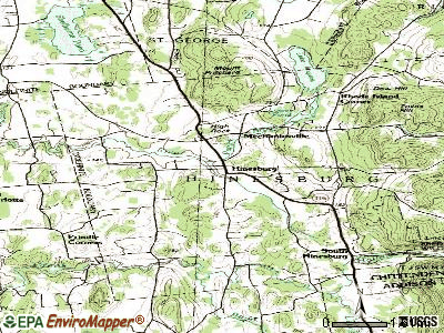 Hinesburg topographic map