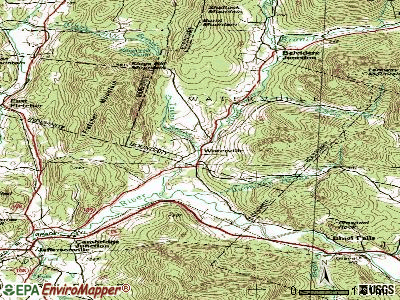 Waterville topographic map