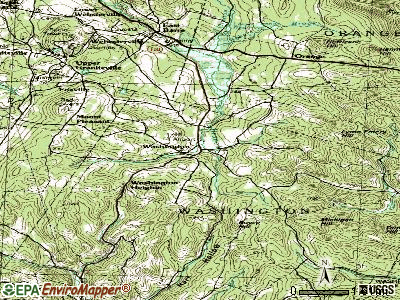 Washington topographic map