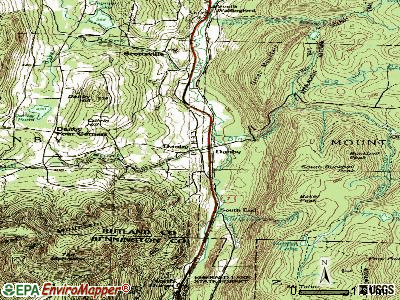 Danby topographic map