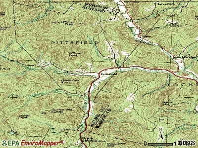 Pittsfield topographic map