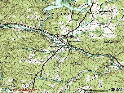 Duxbury topographic map