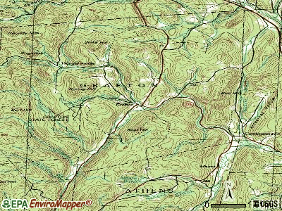 Grafton topographic map