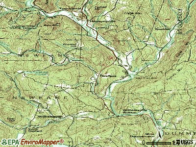 Newfane topographic map