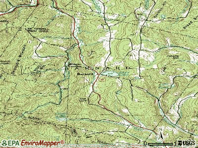 Barnard topographic map