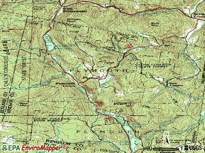 Plymouth topographic map