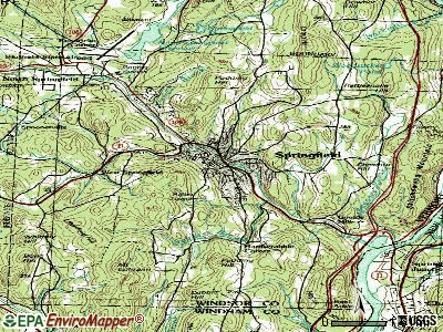 Springfield topographic map