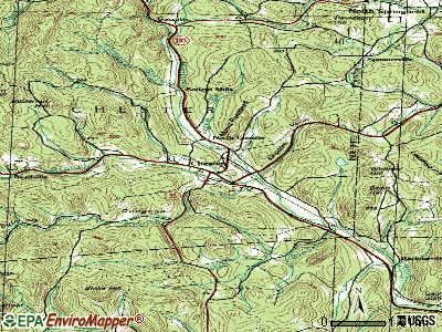 Chester-Chester Depot topographic map