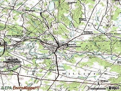 Essex Junction topographic map