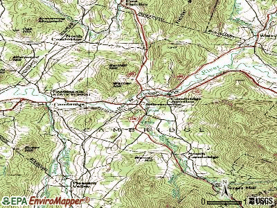 Jeffersonville topographic map
