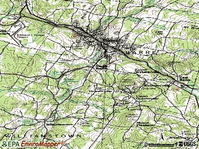South Barre topographic map