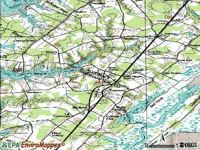 Belle Haven topographic map