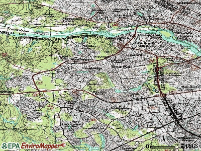 Bon Air topographic map