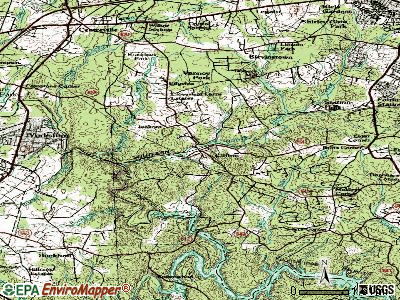 Clifton topographic map