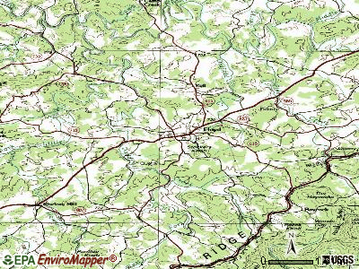 homestead act map. va floyd contour map act 1862