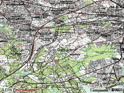 Franconia topographic map