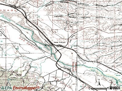 San Lucas topographic map
