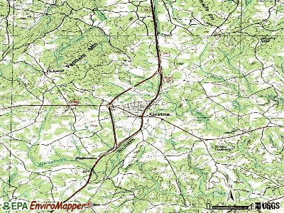 Gretna topographic map