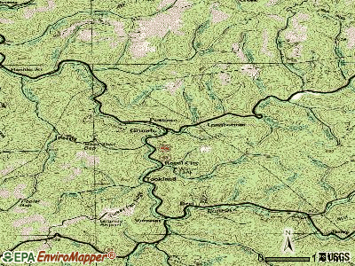 Grundy topographic map