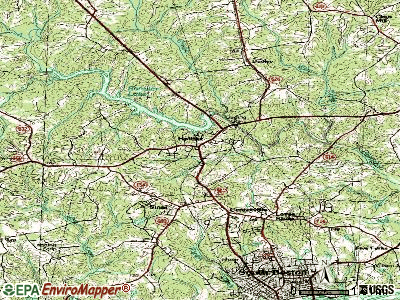 Halifax topographic map