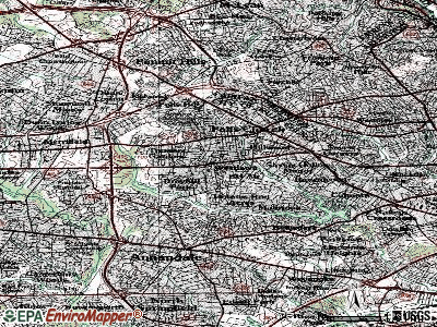 Jefferson topographic map