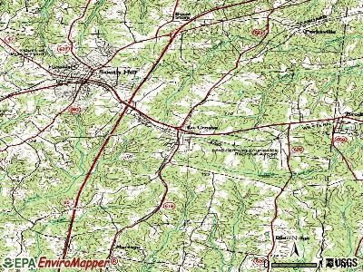 La Crosse topographic map