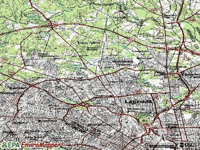 Laurel topographic map