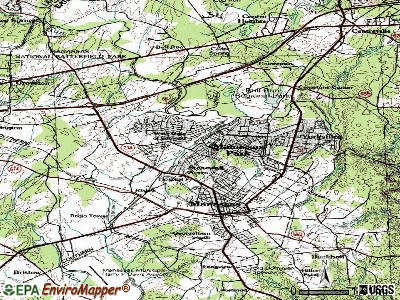 Loch Lomond topographic map