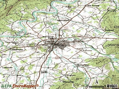 Luray topographic map