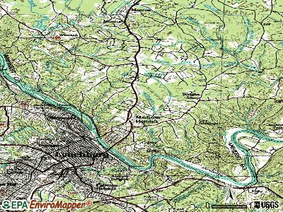 Madison Heights topographic map