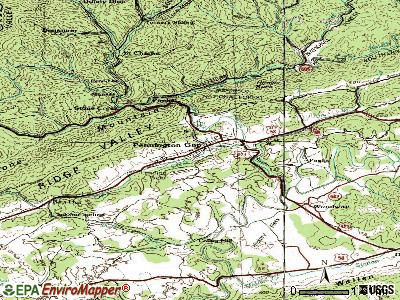 Pennington Gap topographic map