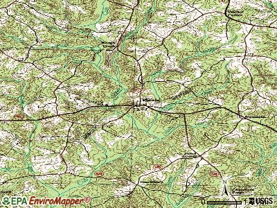 Phenix topographic map