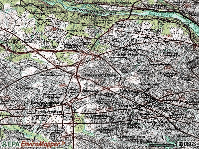 Pimmit Hills topographic map