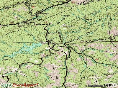 Pound topographic map