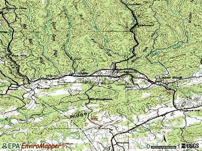 Richlands topographic map