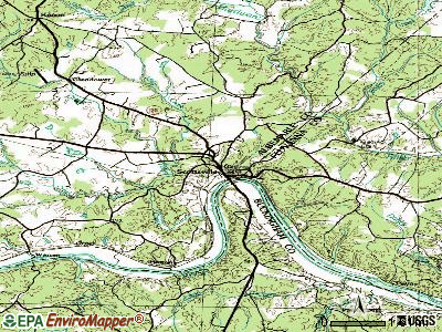 Scottsville topographic map