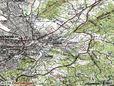 Vinton topographic map