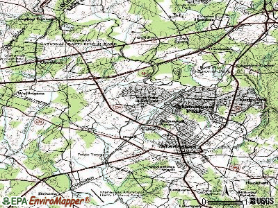 West Gate topographic map
