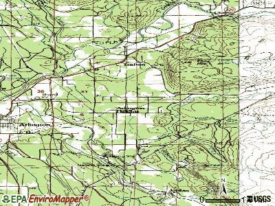 Arlington Heights topographic map