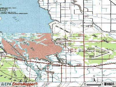Bay View topographic map