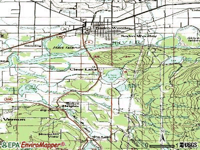 Clear Lake topographic map