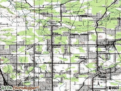 Dollar Corner topographic map