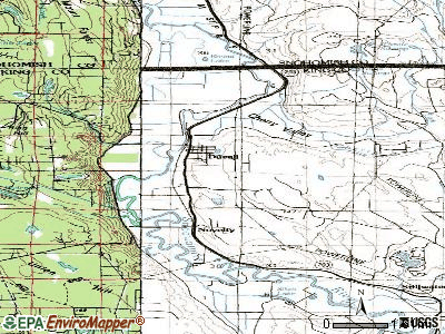 Duvall topographic map