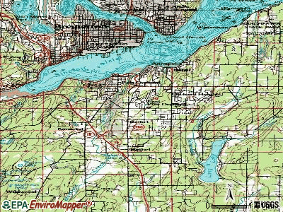 East Port Orchard topographic map