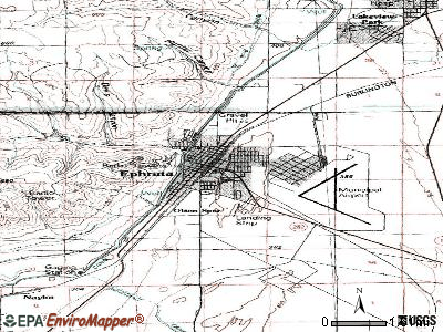 Ephrata topographic map